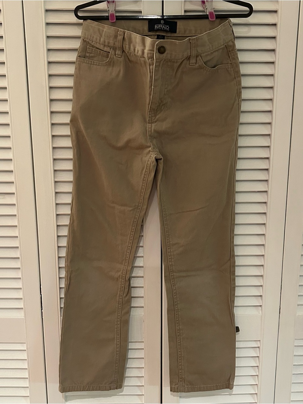 Buffalo David Bitton Boys Tan Straight Jeans